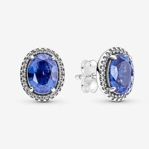 Pandora Sparkling Statement Halo Stud Earrings from the Timeless collection. NEW